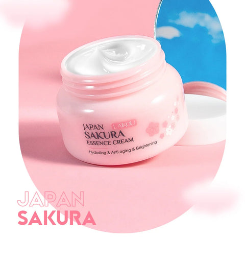 LAIKOU 60g Japan Sakura Essence Face Cream Cherry Blossom Facial Cream Moisturizing Firming  Korean Skin Care