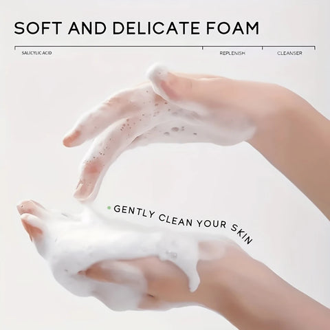 Cleanser Rich Foam Deep Clean Remove Grease Improve Oily Face Wash Cream Gentle Moisturizing Remove Blackhead Cleanser