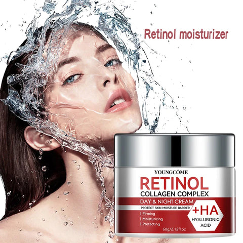 Retinol Collagen Facial Care Moisturizing Cream deeply nourishes  Suitable for dry and rough skin, Aging Face Cream Moisturizing