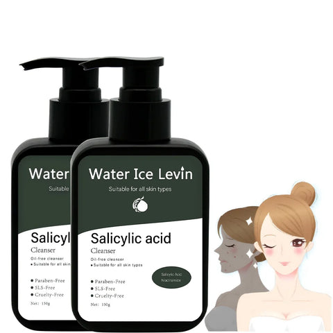 150g Salicylic Acid Facial Cleanser Acne Treatment Moisturizing Oil Control skincare Face Wash Foam Face Cleanser Skin Care