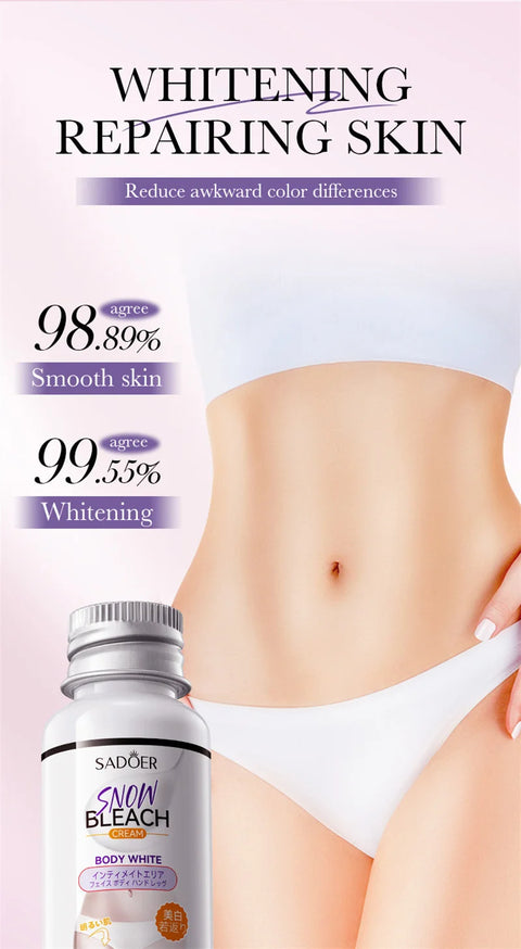 Whitening Cream Private Parts Underarm Bleaching Serum Whiten Butt Knee Brighten Inner Thigh Intimate Parts Dark Remove Melanin