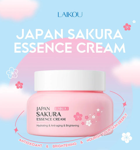 LAIKOU 60g Japan Sakura Essence Face Cream Cherry Blossom Facial Cream Moisturizing Firming  Korean Skin Care